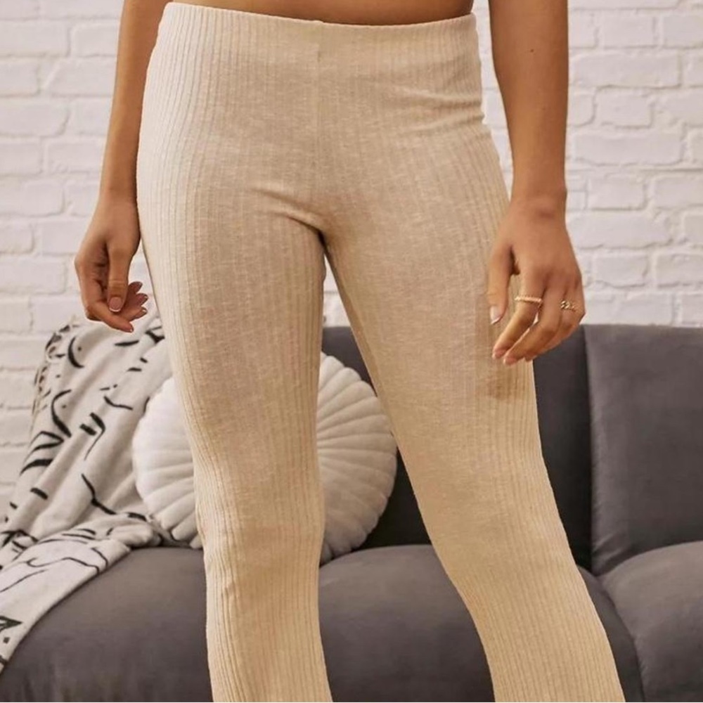 Urban Outfitters Flare Cream Pants